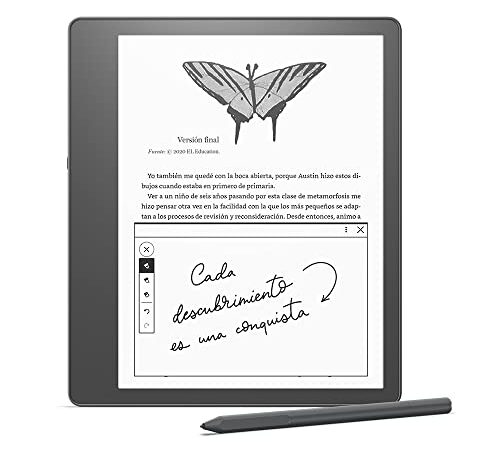 Kindle Scribe, el primer Kindle para leer y escribir, con una pantalla Paperwhite de 10,2" y 300 ppp | Con lápiz prémium | 16 GB + Kindle Unlimited