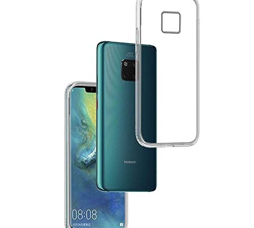 - Funda Carcasa Gel Transparente para Huawei Mate 20 Pro, Ultra Fina 0,33mm, Silicona TPU de Alta Resistencia y Flexibilidad