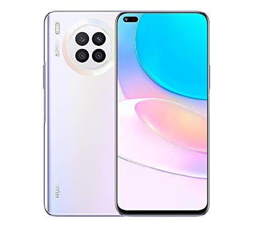 HUAWEI Nova 8i - Smartphone 6.67" (HUAWEI Supercharge Carga ultrarápida 66W, Cuádruple cámara IA 64MP, Pantalla de Marcos reducidos, 6GB RAM + 128GB ROM, Batería 4300 mAh, EMUI 11), Moonlight Silver