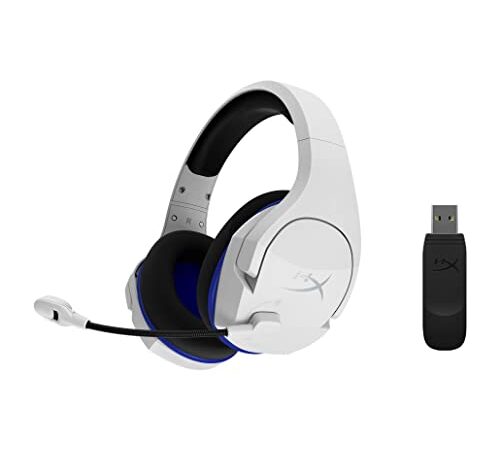 HyperX Cloud Stinger Core – auriculares inalámbricos para juegos de PS4 y PC, ligeros, controles deslizantes de acero duraderos, micrófono con cancelación de ruido