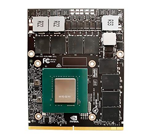 Nueva tarjeta gráfica NVIDIA GeForce GTX 1070 de 8 GB de repuesto para HP ZBook 17 G6 MSI GT70 GT72 GT80 Clevo P170EM P750 P870 Dell Precision M6800 7710 Workstation Laptop GPU Actualización