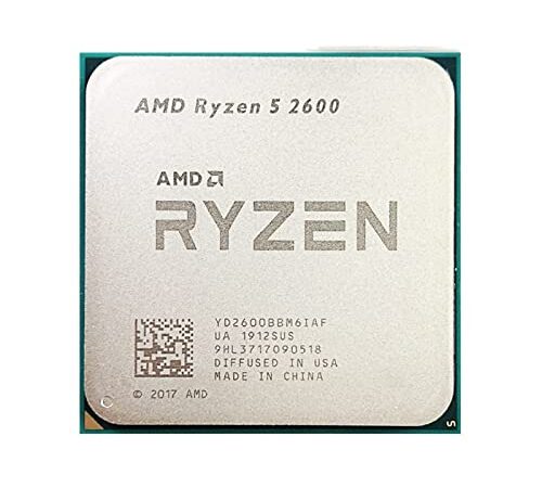 Procesador de CPU AMD Ryzen 5 2600 R5 2600 3,4 GHz de Seis núcleos, Doce Hilos, 65 W, YD2600BBM6IAF, zócalo AM4