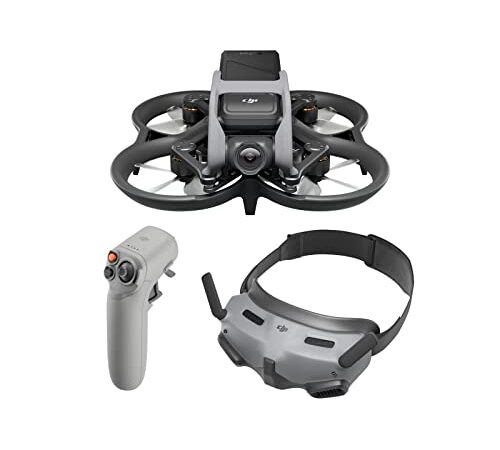 DJI Avata Pro-View Pack (DJI RC Motion 2) Dron FPV, cuadricóptero VANT con vídeo 4K estabilizado, Campo de visión Amplio de 155°, Incluye el Nuevo RC Motion 2 y DJI Goggles 2