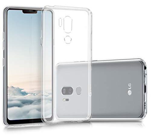 kwmobile Carcasa Compatible con LG G7 ThinQ/Fit/One - Funda de Silicona para móvil - Cover Trasero en Transparente