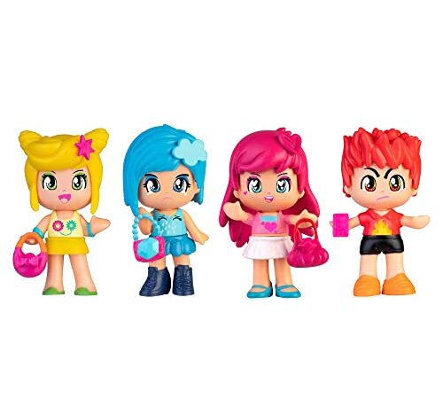 Pinypon - Serie #13, surtido de mini figuras con 4 modelos diferentes, envío de modelo aleatorio, muñecas para aprender las emociones, juguete para niños y niñas desde 4 años, Famosa (PNY34000)