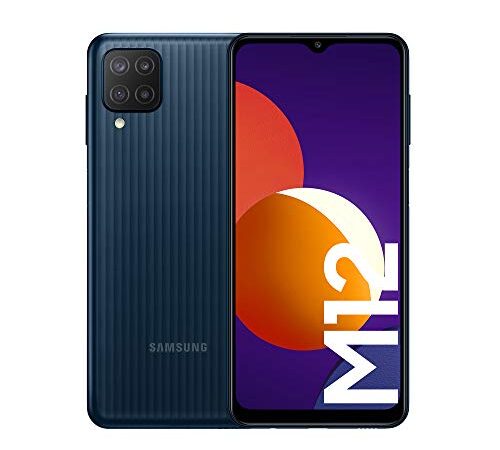 SAMSUNG Galaxy M12 Smartphone Dual SIM Android Teléfono Móvil Negro [Exclusivo de Amazon]