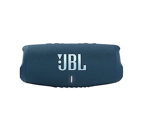 JBL - Altavoz Charge 5 portátil con Bluetooth e impermeabilidad IP67, permite cargar dispositivos con USB, azul