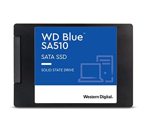 WD Blue SA510 500GB 2.5" SATA SSD con hasta 560MB/s de velocidad de lectura